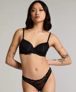 Vorgeformter Bügel-BH Angie Mit Spitze -Modische Unterwäsche 166942 3 2