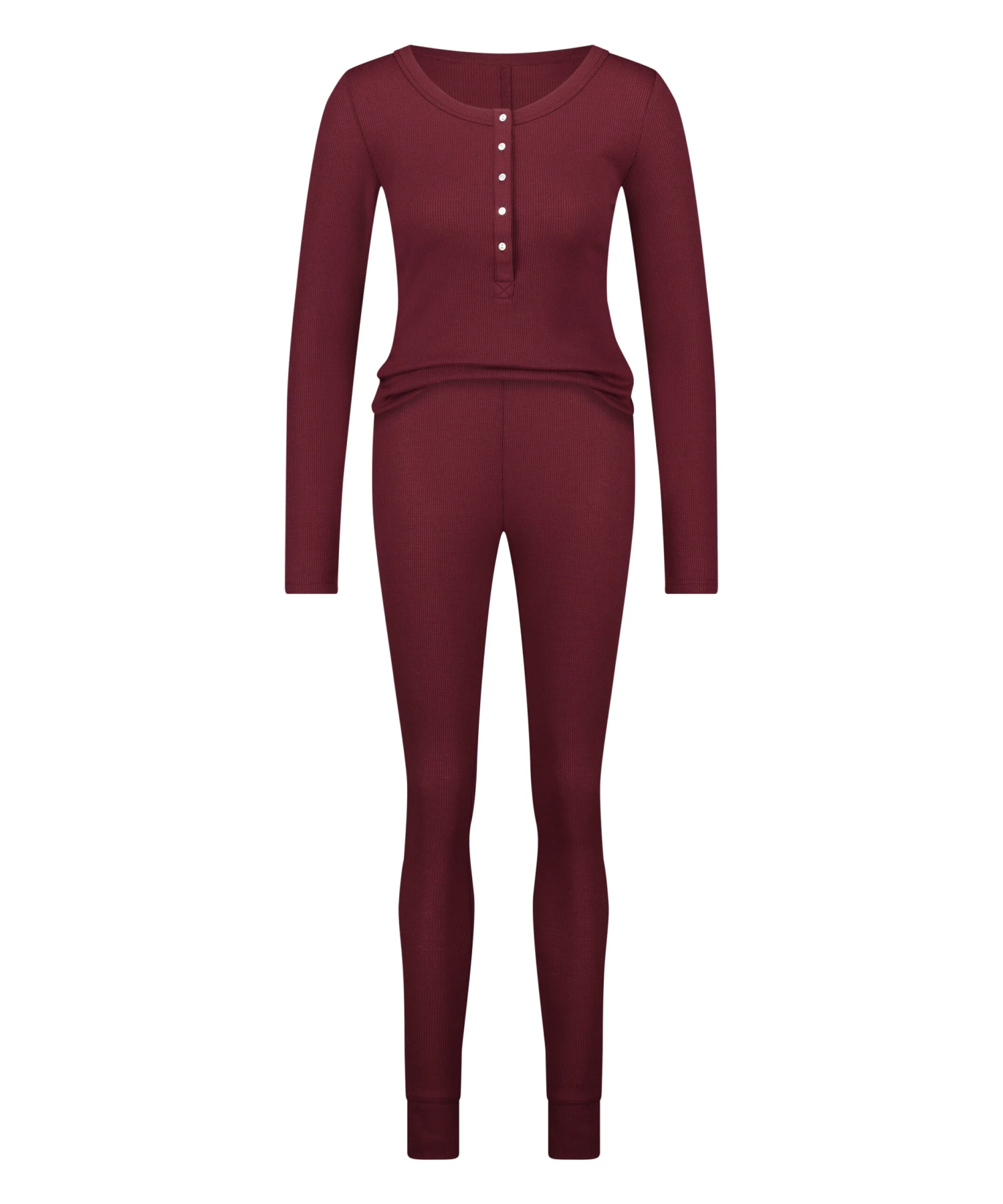 Pyjama Waffle Placket 6 Pyjama Waffle Placket – Bild 4