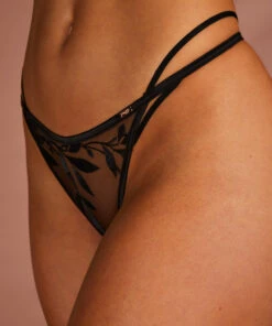 Tanga Domenica Mit Hohem Bein -Modische Unterwäsche 200977 2