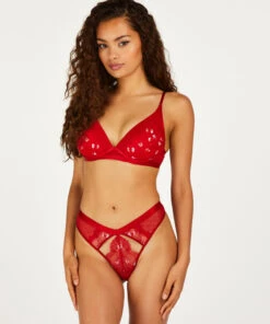 Wattierter Bügelloser BH Violet 10 Wattierter Bügelloser BH Violet -Modische Unterwäsche 201067 3