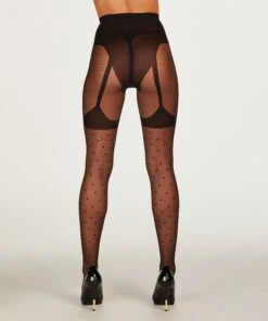 15 Denier Strumpfhose Mit Hosenträger-Detail -Modische Unterwäsche 201563 4