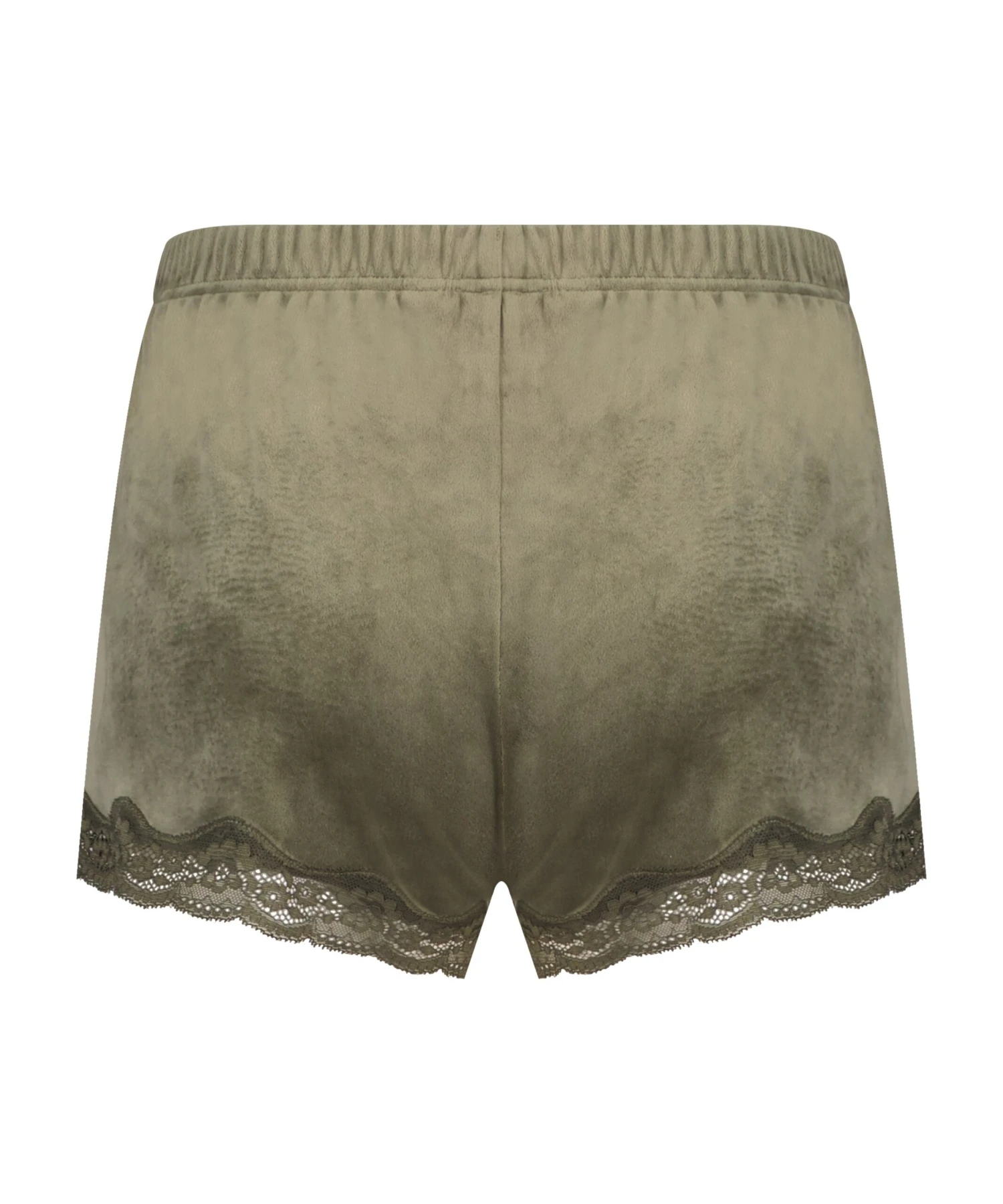 Shorts Aus Velours Mit Spitze 7 Shorts Aus Velours Mit Spitze – Bild 5