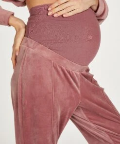 Schwangerschafts-Jogginghose Velours Pintuck 8 Schwangerschafts-Jogginghose Velours Pintuck -Modische Unterwäsche 201698 2
