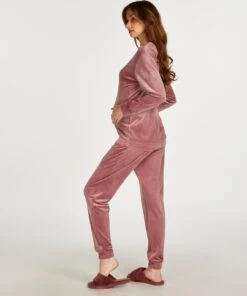 Schwangerschafts-Jogginghose Velours Pintuck 9 Schwangerschafts-Jogginghose Velours Pintuck -Modische Unterwäsche 201698 4