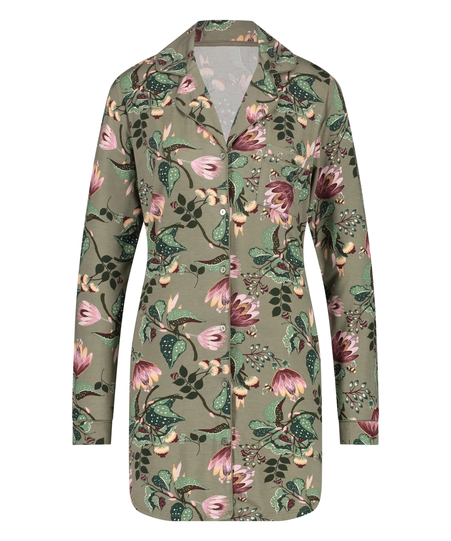 Nachthemd Menshirt Woven 6 Nachthemd Menshirt Woven – Bild 4