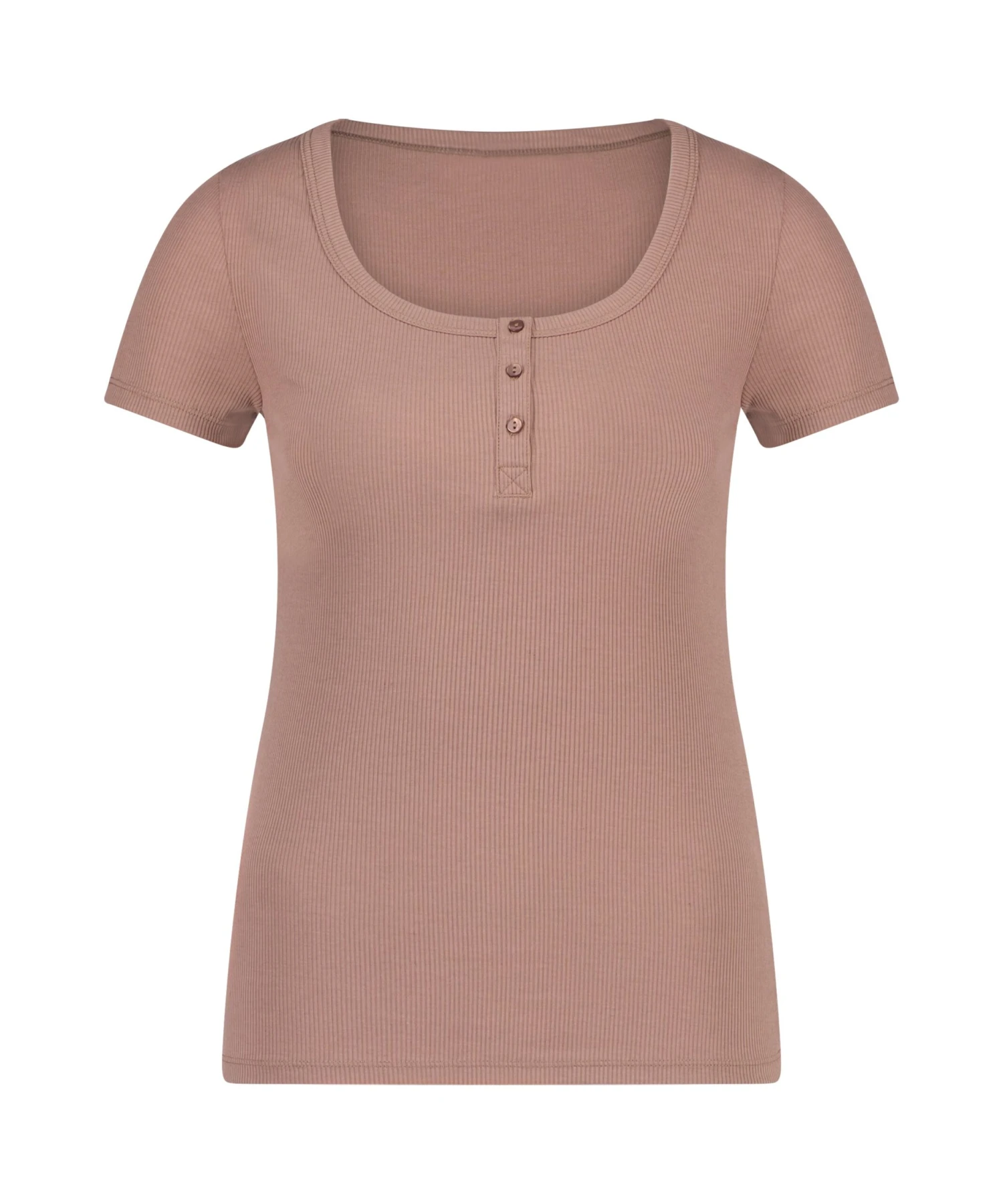 Kurzärmeliges Pyjama-Top Henley 7 Kurzärmeliges Pyjama-Top Henley – Bild 5