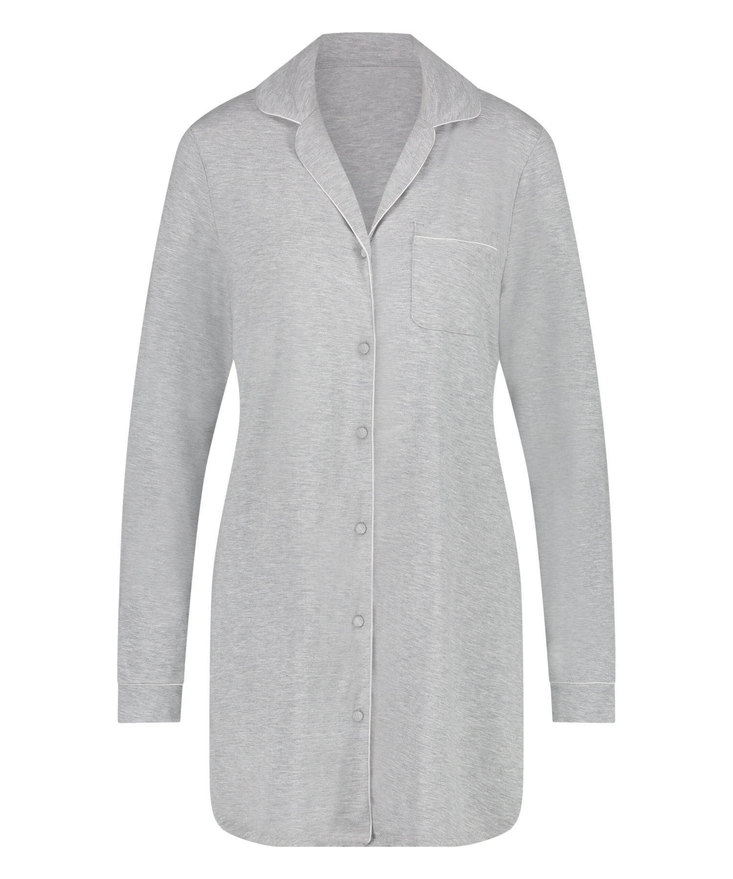 Langärmeliges Jersey-Hemdkleid Essential 6 Langärmeliges Jersey-Hemdkleid Essential – Bild 4