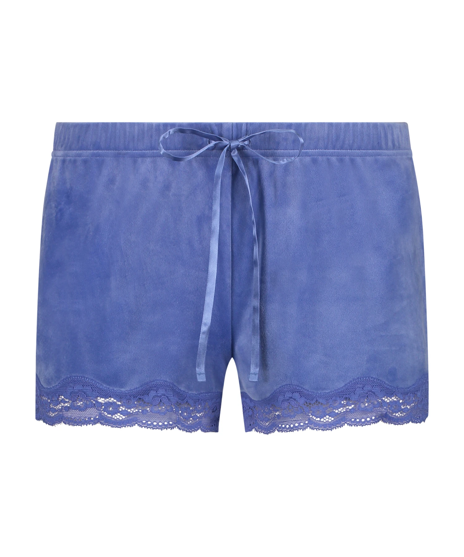 Shorts Aus Velours Mit Spitze 6 Shorts Aus Velours Mit Spitze – Bild 4