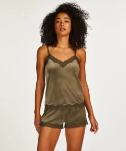 Cami Velours Spitze -Modische Unterwäsche 201794 3 1