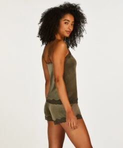 Cami Velours Spitze -Modische Unterwäsche 201794 4