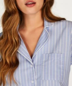 Pyjama-Oberteil Aus Baumwolle 11 Pyjama-Oberteil Aus Baumwolle -Modische Unterwäsche 201803 2