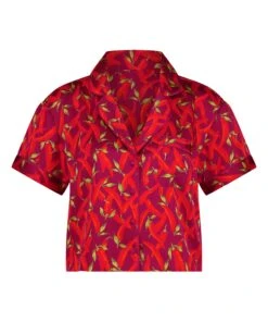 Kurzärmelige Satin-Jacke -Modische Unterwäsche 201810 5