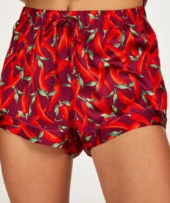 Pyjama-Shorts Satin -Modische Unterwäsche 201811 2 2