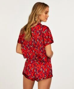 Pyjama-Shorts Satin -Modische Unterwäsche 201811 4