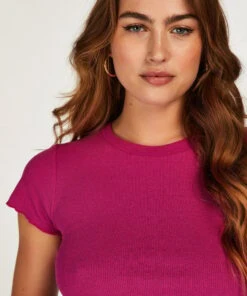 Shirt Mit Kurzen Ärmeln Rib -Modische Unterwäsche 201812 2 2