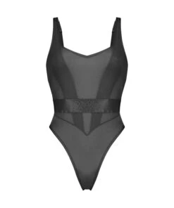 Hoch Ausgeschnittener Body Glossy -Modische Unterwäsche 202284 5