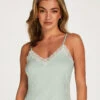 Top Cami Rib Lace Contrast -Modische Unterwäsche 202318 1