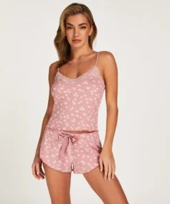 Top Cami Rib Lace Contrast -Modische Unterwäsche 202341 3 2